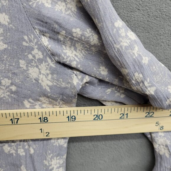 Sadie and Sage Floral Tiered Midi Dress Long‎ Sleeve Spring Boho Size Small USA - Picture 4 of 5